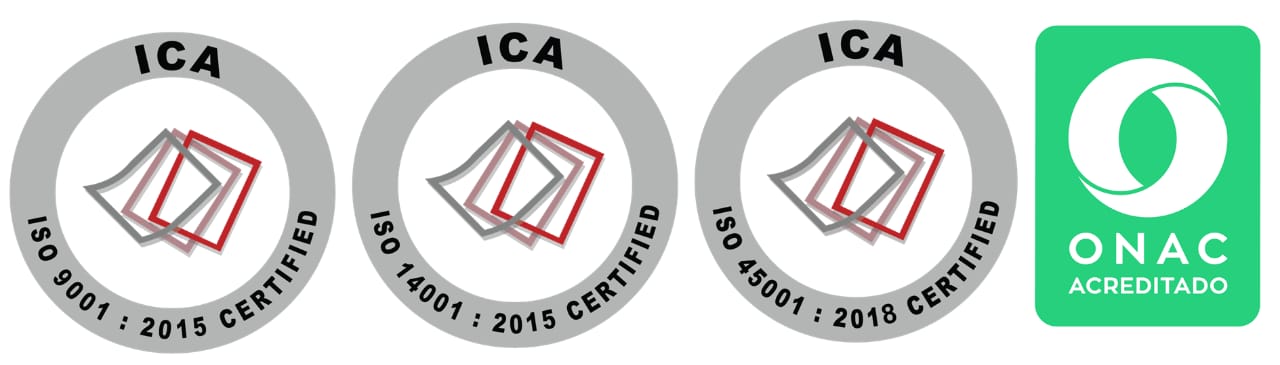 Company Certifications - ISO 9001, ISO 14001, ISO 45001, ONAC